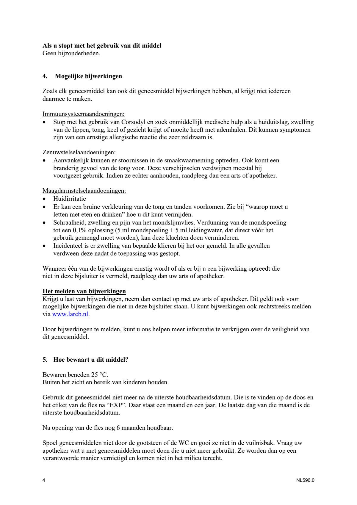 mondspoeling - bij tandvleesontsteking afbeelding van document #4, leaflet