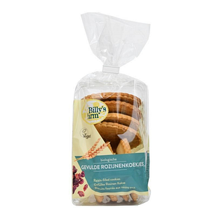 Billy's Farm Biologisch Gevulde Rozijnenkoeken 200GR