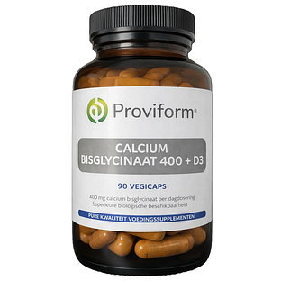 Proviform Calcium Bisglycinaat 400 +D3 Capsules 90VCP