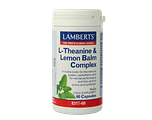 Lamberts L-Theanine & Citroenmelisse Complex Capsules 60CP Lamberts L-Theanine & Citroenmelisse Complex Capsules 60CP