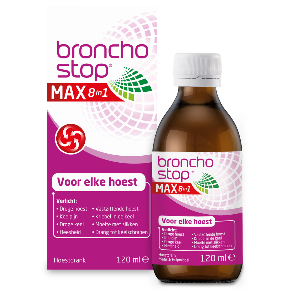 Bronchostop Max 8-in-1 Hoestdrank afbeelding