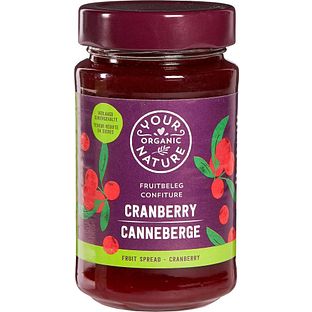 Your Organic Nature Fruitbeleg Cranberry 250GR