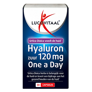 Lucovitaal Hyaluronzuur Droge Huid 120mg Capsules 30CP Lucovitaal Hyaluronzuur Droge Huid 120mg Capsules 30CP