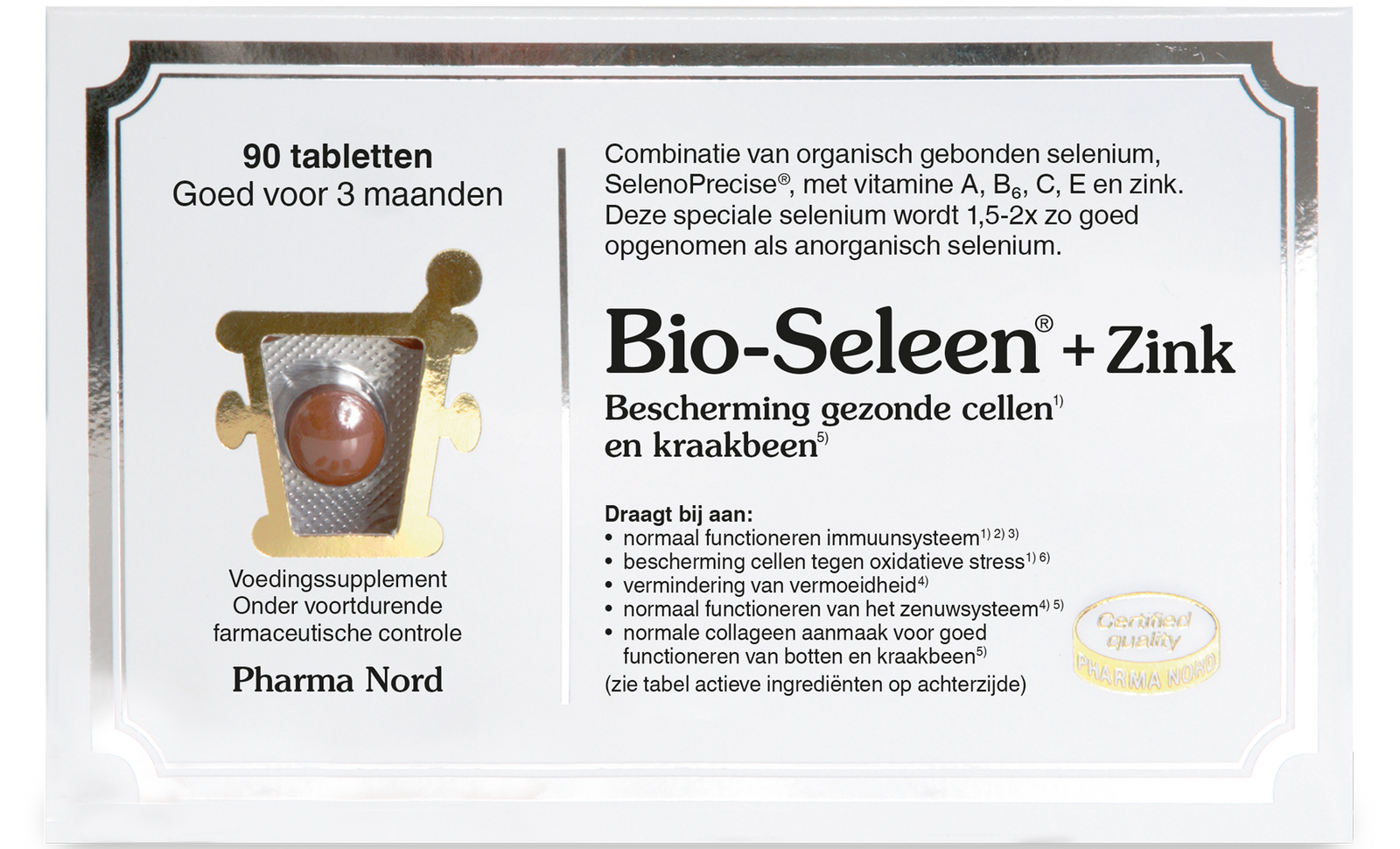 Pharma Nord Bio-Seleen + Zink Tabletten afbeelding