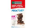 Damhert Minder Suikers Chocoladetablet Melk 85GR