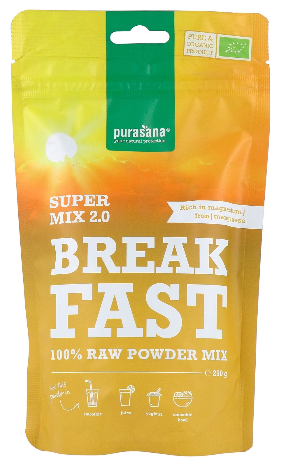 Purasana Breakfast Raw Powder 250GR