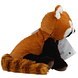 Warmies Warmteknuffel Rode Panda 1ST Zijkant warmteknuffel