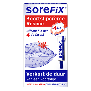 SoreFix Rescue Koortslipcrème 6ML SoreFix Rescue Koortslipcrème 6ML