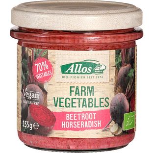 Allos Groentepread Rode Biet Mierikswortel 135GR