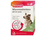 Beaphar Wormtabletten all-in-one Honden vanaf 2.5KG 4ST