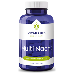 Vitakruid Multi Nacht HD 100% Vegan Tabletten 90TB