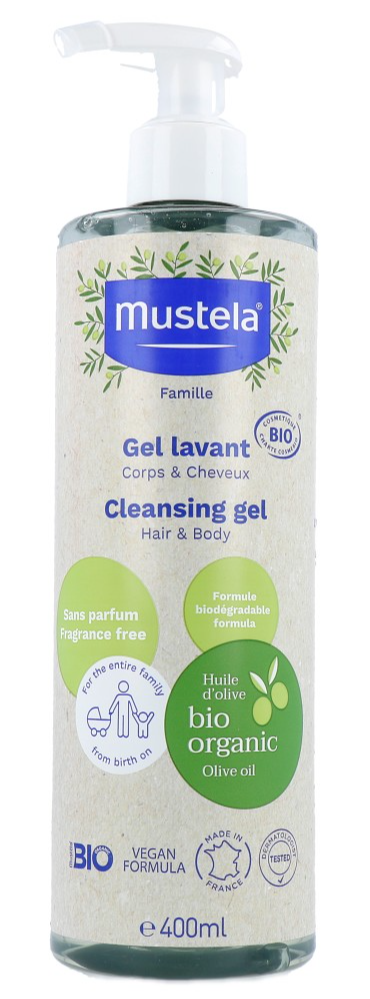 Mustela Bio Wasgel Hair & Body afbeelding