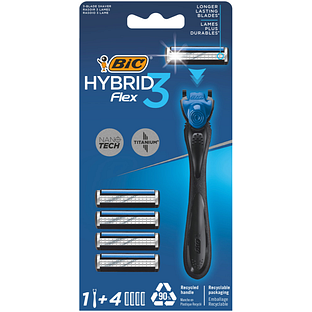 Bic Hybrid Flex 3 - Scheermes set 1ST Bic Hybrid Flex 3 - Scheermes set 1ST