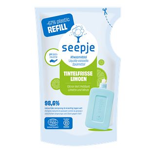 Seepje Afwasmiddel Tintelfrisse Limoen Navulling 500ML