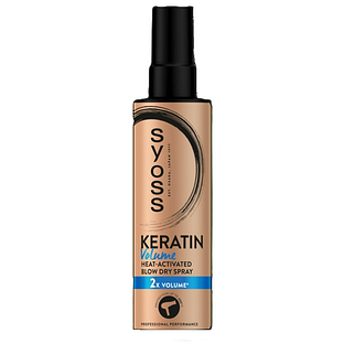 Syoss Keratin Volume Heat-Activated Blow Dry Spray 200ML