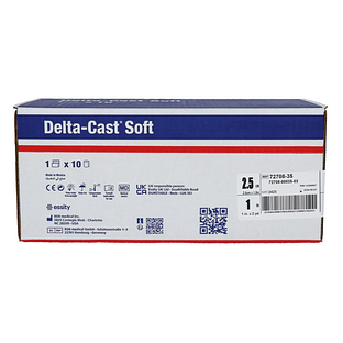 Delta-Cast Delta Cast Soft Blauw Stabilisatie Verband 1.8x2,5 Cm 10ST