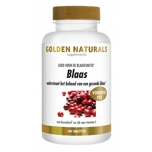Golden Naturals Blaas Tabletten 180VTB Golden Naturals Blaas Tabletten 180VTB