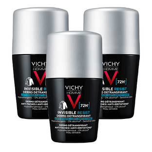 Vichy Homme 72H Invisible Resist Detranspirant 0% Alcohol Multiverpakking 3x50ML Vichy Homme 72H Invisible Resist Detranspirant 0% Alcohol Multiverpakking 3x50ML