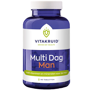 Vitakruid Multi Dag Man 100% Vegan Tabletten 90TB Vitakruid Multi Dag Man 100% Vegan Tabletten 90TB