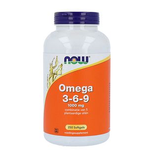 NOW Omega 3-6-9 1000mg Capsules 250CP