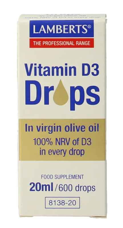 Lamberts Vitamine D3 Druppels 20ML