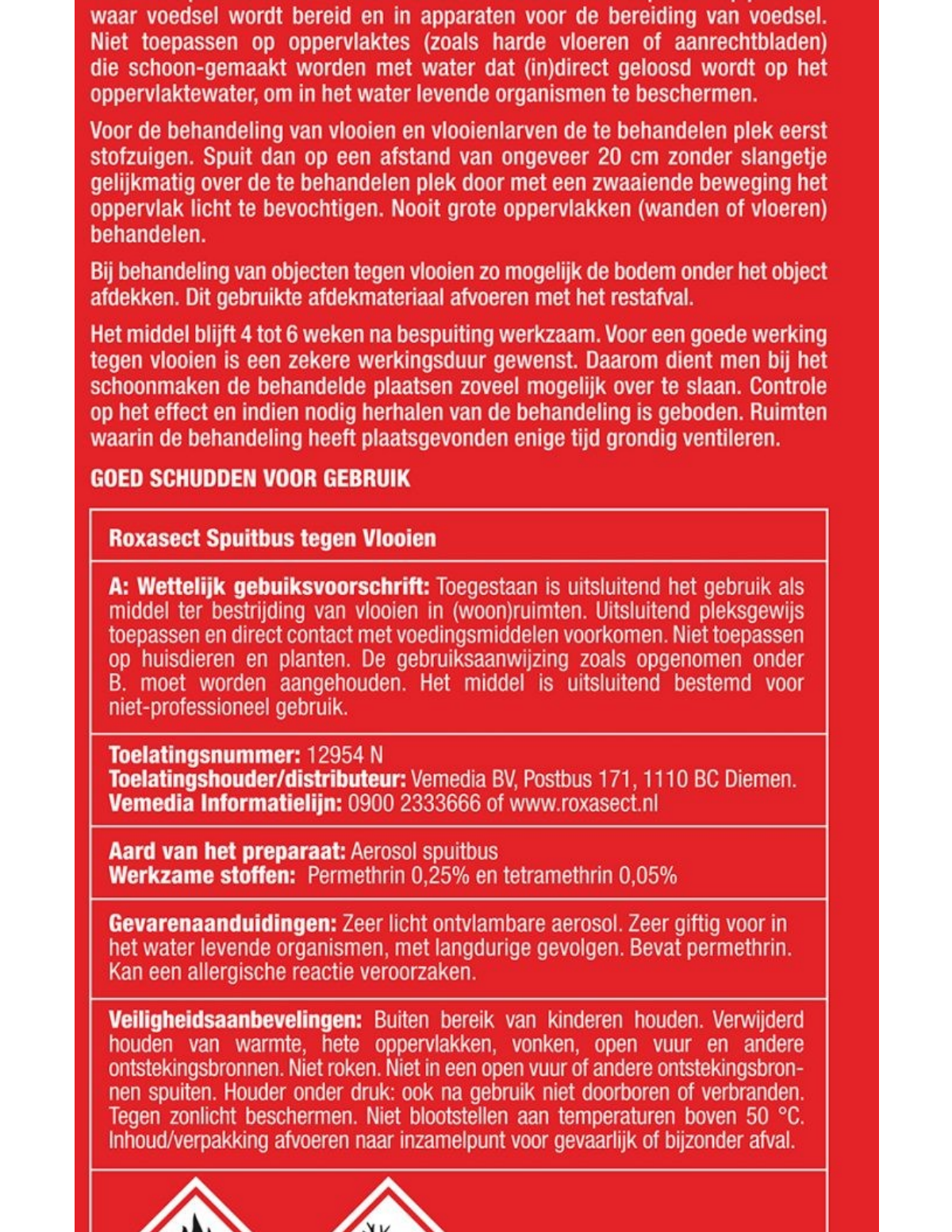 Spuitbus Tegen Vlooien afbeelding van document #1, label
