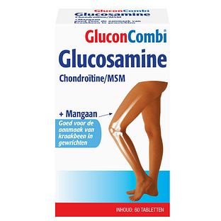 Leef Vitaal GluconCombi Glucosamine Chondroïtine/MSM Tabletten 60TB Leef Vitaal GluconCombi Glucosamine Chondroïtine/MSM Tabletten 60TB