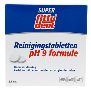Fittydent Reinigingstabletten pH 9 Formule 32ST