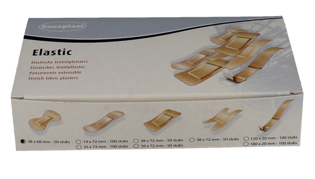 Bevaplast Elastische Textiel Vlinder Strips 50st afbeelding