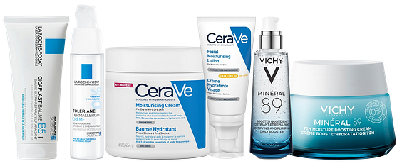 Naar: La Roche-Posay, Vichy en CeraVe
