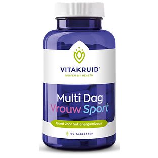 Vitakruid Multi Dag Vrouw Sport 100% Vegan 90TB Vitakruid Multi Dag Vrouw Sport 100% Vegan 90TB