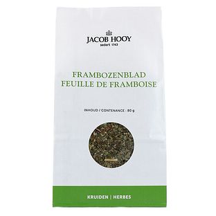 Jacob Hooy Frambozenblad Gesneden 80GR