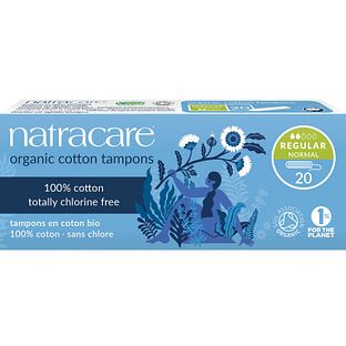 Natracare Cotton Tampons Regular 20ST