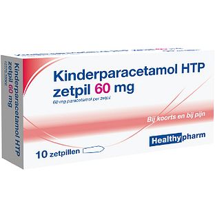 Healthypharm Kinderparacetamol Zetpil 60mg 10TB Healthypharm Kinderparacetamol Zetpil 60mg 10TB