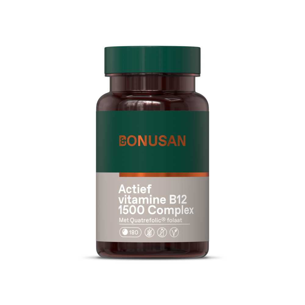 Bonusan Actief Vitamine B12 1500 Complex Tabletten 180TB
