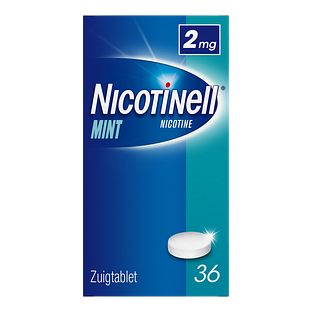 Nicotinell Zuigtablet Mint 2 mg - voor stoppen met roken 36ST Nicotinell Zuigtablet Mint 2 mg - voor stoppen met roken 36ST
