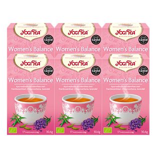 Yogi Tea Women's Balance Voordeelverpakking 6x17ST