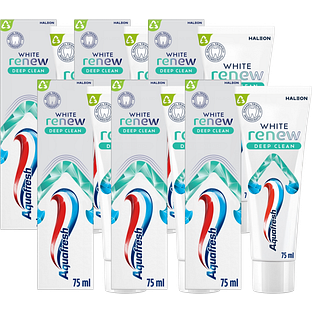 Aquafresh White Renew Deep Clean Tandpasta Multiverpakking 6x75ML