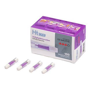 Ht One Veiligheidslancet 2,2mm 100ST