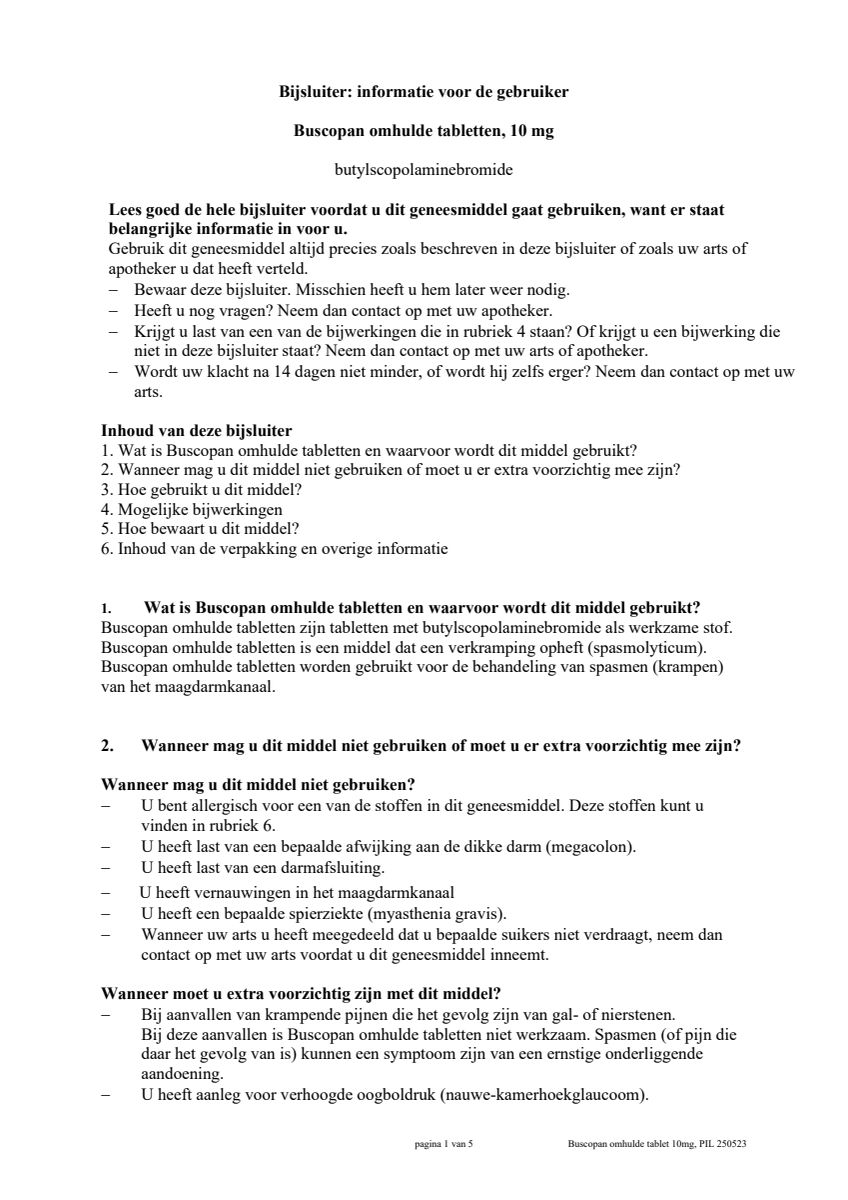 10mg Tabletten afbeelding van document #1, leaflet