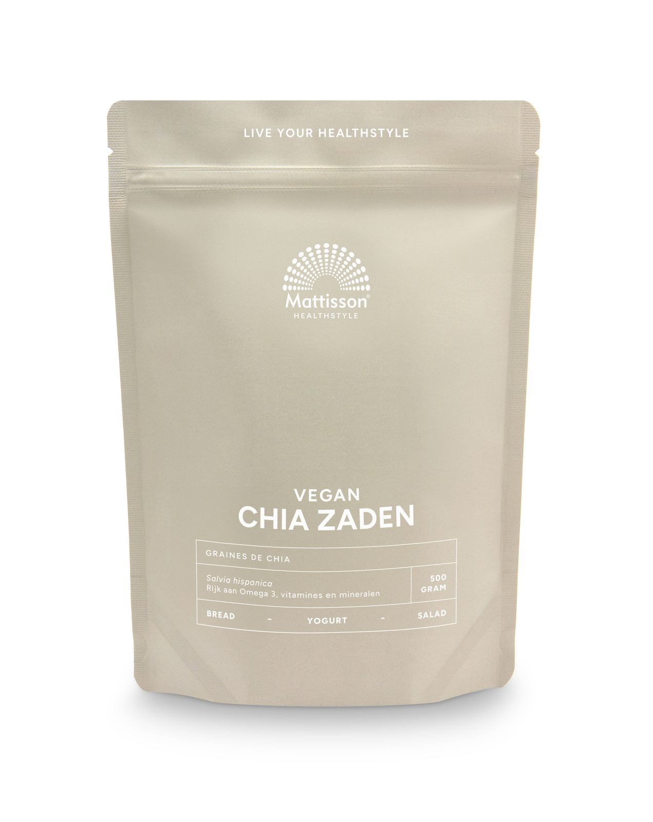 Mattisson HealthStyle Absolute Chia Zaden 500GR