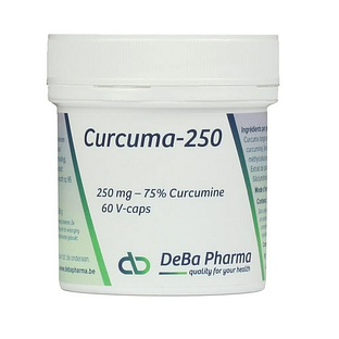 DeBa Pharma Curcuma 250mg Capsules 60VCP