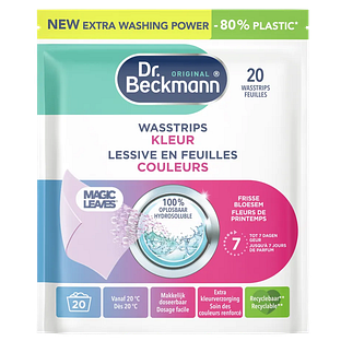 Dr Beckmann Magic Leaves Wasstrips Kleur 20ST
