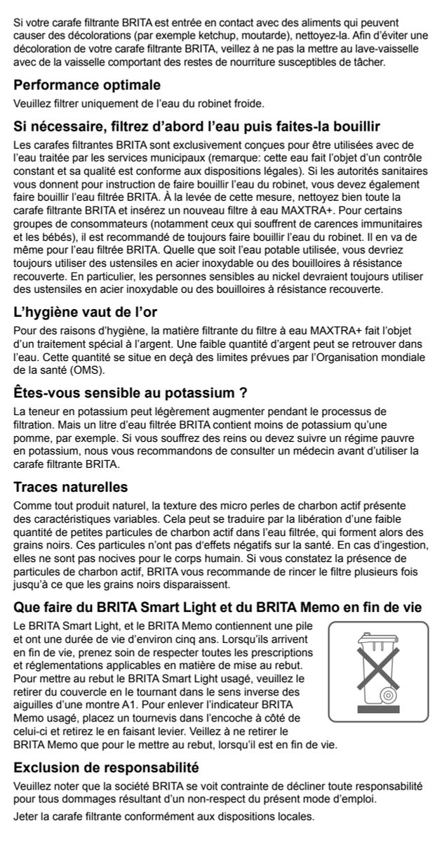 Waterfilterkan Marella Blauw XL + 1 Maxtra Filterpatroon afbeelding van document #12, instructions