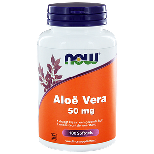 NOW Aloë Vera 50 mg Softgels 100ST