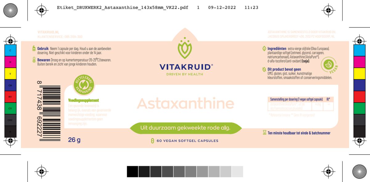 Astaxanthine Astapure® 4mg duurzaam gekweekte alg afbeelding van document #1, label