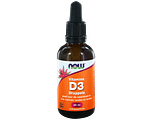 NOW Vitamine D3 Druppels 60ML
