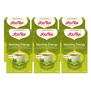 Yogi Tea Morning Energy Thee Voordeelverpakking 6x17ST