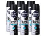 Nivea Men Black & White Invisible Fresh Deodorant Spray Voordeelverpakking 6x150ML