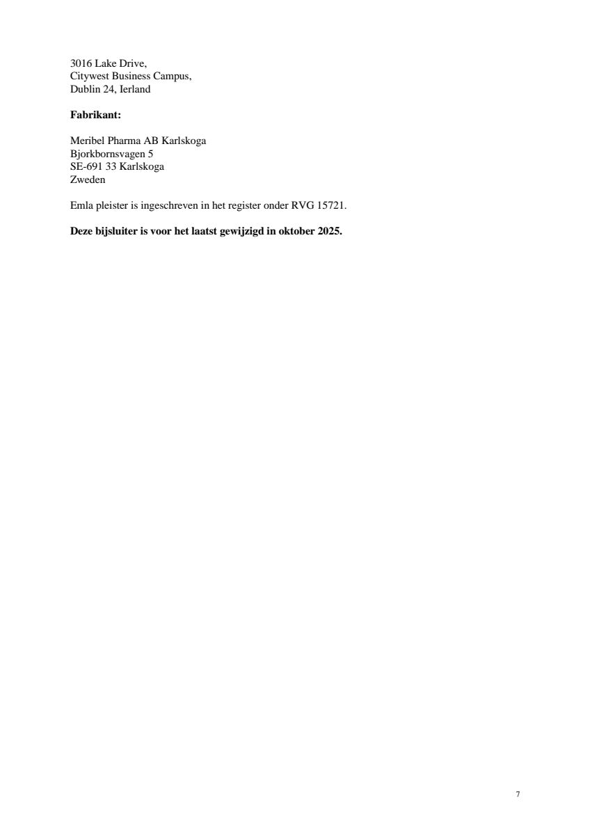 Verdovingspleister afbeelding van document #7, leaflet